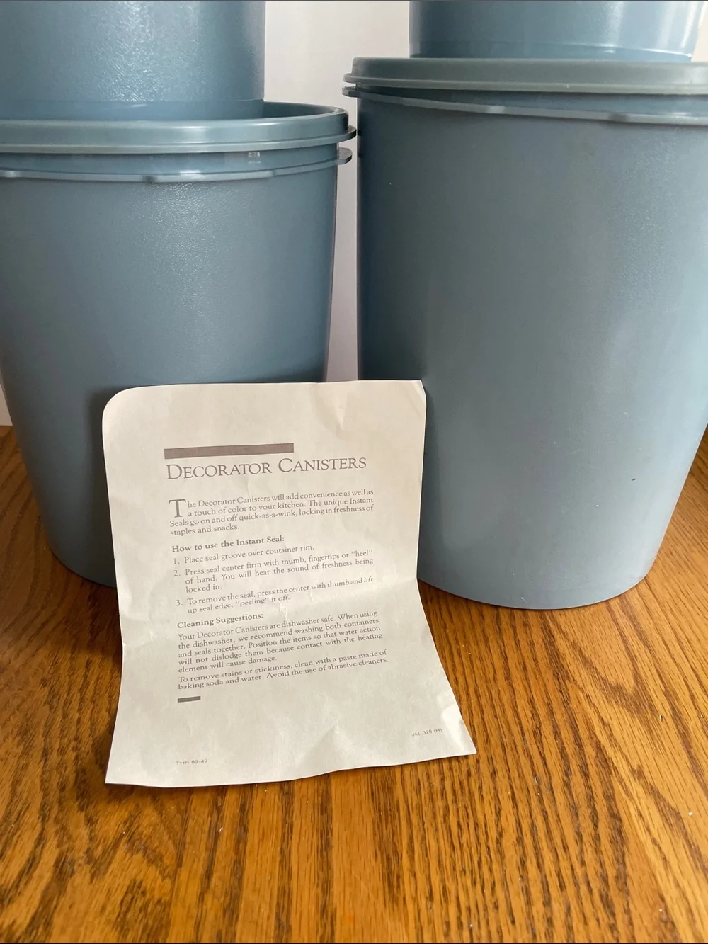 Vintage Tupperware Canister Set
